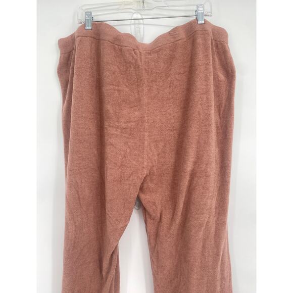 Barefoot Dreams CozyChic Ultra Lite Track Pant Teaberry Pink Jogger 2X - Picture 5 of 10